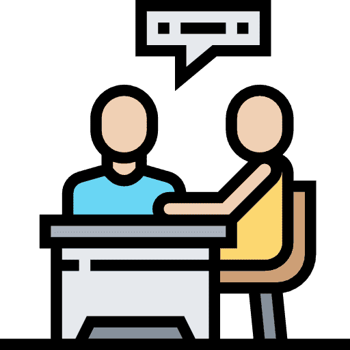 Doctor providing a follow-up consultation to a patient