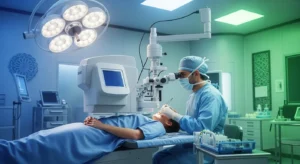 LASIK eye surgery procedure with femtosecond laser in India 2025.
