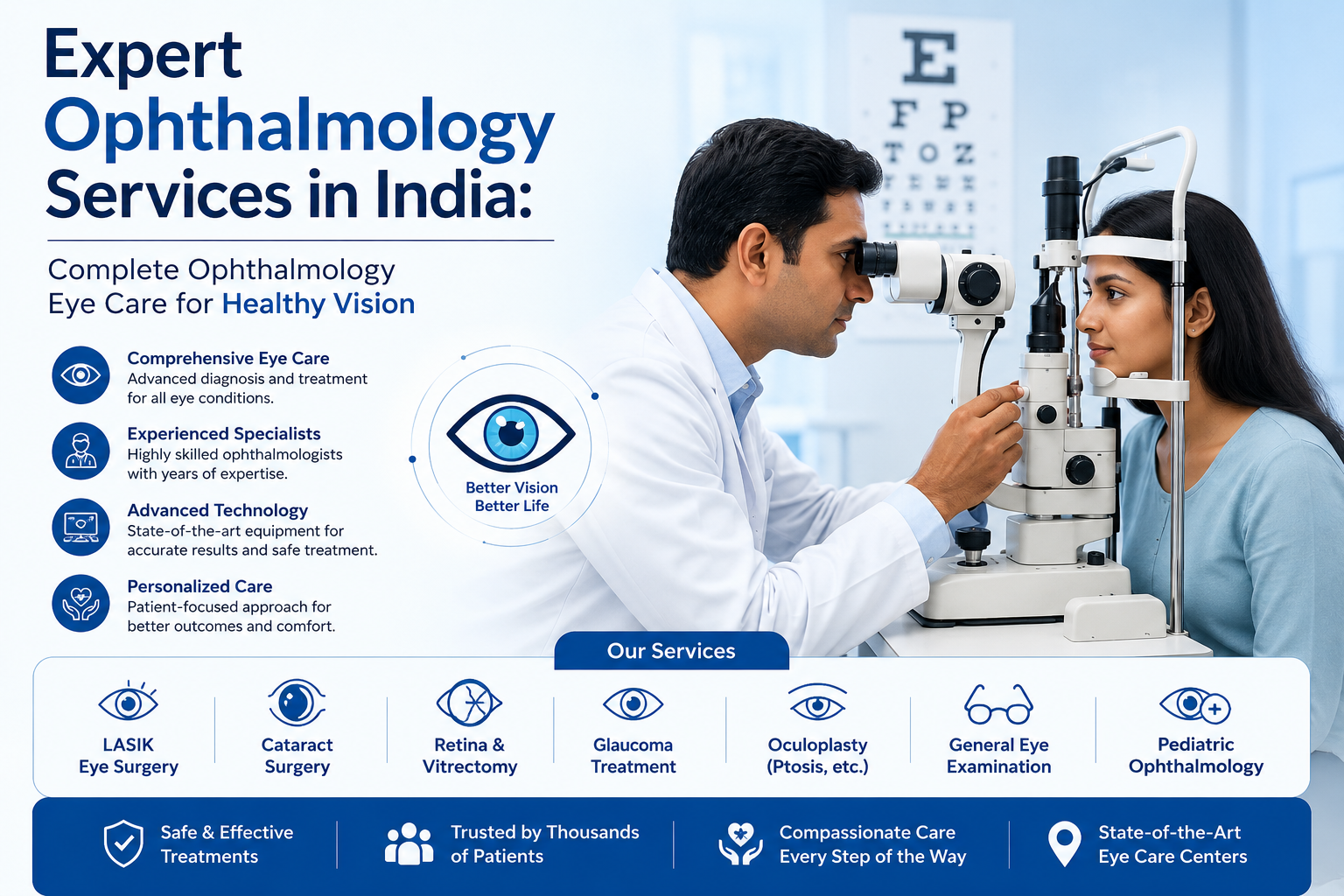 Expert Ophthalmology Services in India: Complete Ophthalmology Eye Care for Healthy Vision